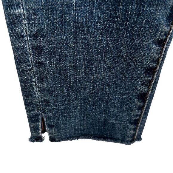 Judy Blue Dandelion In Your Pocket Embroidered Distressed Slim Fit Jeans 27/5 - Picture 9 of 11